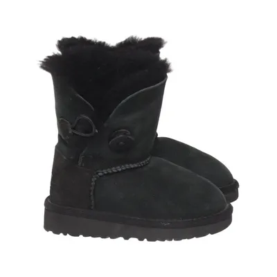 Ankelstøvler (Bailey Button Classic) fra UGG Læder, Uld