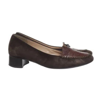 High heels (Brown) from René by Ara Suede, Leather