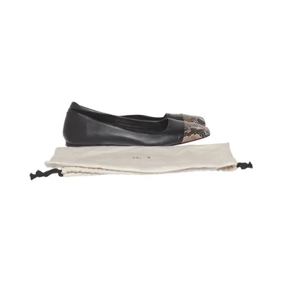 Ballerines (Noir, Beige) de Aeyde Cuir