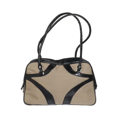 Handbag (Beige, Black)