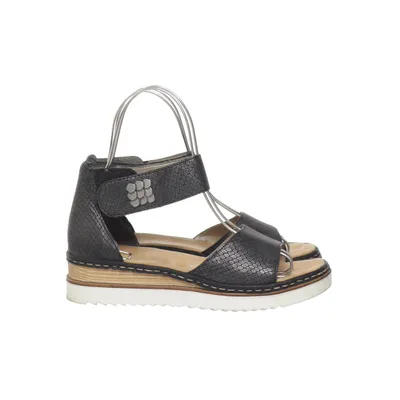 Sandals (Black, Gray) from Rieker Leather