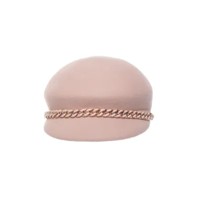 Pillboxhat (Pink) fra Badgley Mischka Uld