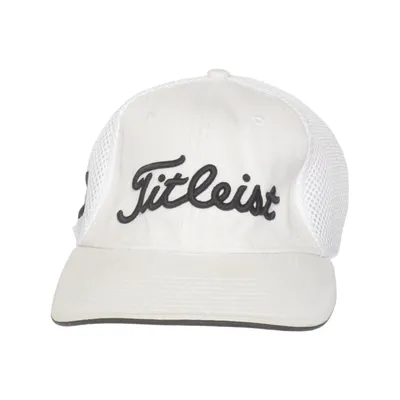 Baseballkeps (Vit, Svart) från Titleist Bomull, Polyester