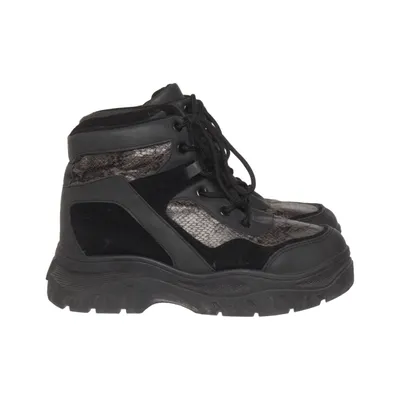 Bottes à lacets (Noir, Gris) de Park Lane