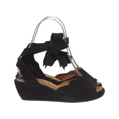 Wedges (vintage, 90s, 1990s, wedge sandals) from Stephane Kélian Suede, Leather
