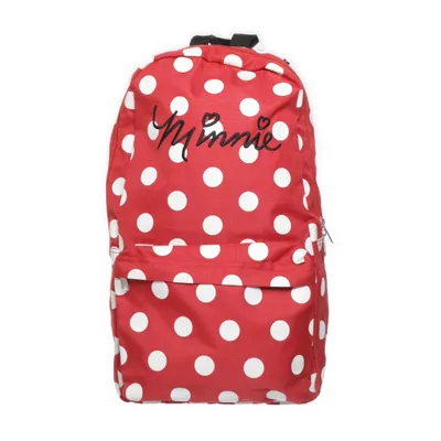 Ryggsäck (Röd, Vit, Svart) från Disney Bomull, Polyester