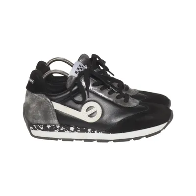 Sneakers (Black, Silver, White) from No Name Leather