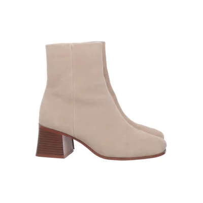 Støvletter (Beige) fra Essentials Læder