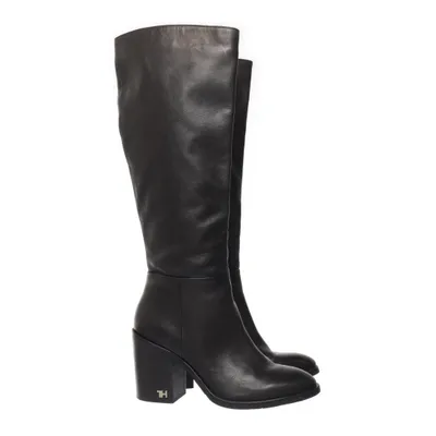 Boots (Black) from Tommy Hilfiger Leather