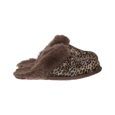 Hausschuhe (Braun, Mehrfarbig) von UGG Leder, Wolle