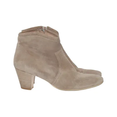 Stövletter (Beige) från Novita Skinn