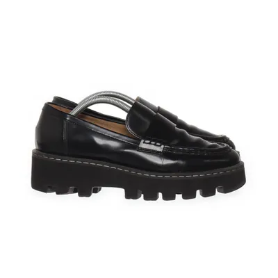 Loafers (Zwart) van H&M Premium Quality Leer, Katoen