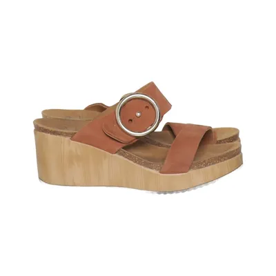 Wedges (Brown) from Scholl Bioprint Leather