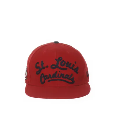 Honkbalpet (Rood) van New Era Polyester, Wol