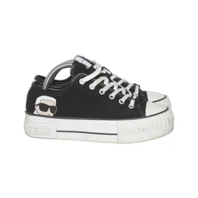 Canvas Sneaker (Schwarz, Weiß) von Karl Lagerfeld
