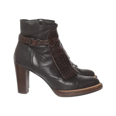 Bottes à talons (Marron) de Zinda
