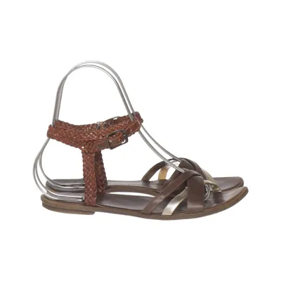 Sandals (Brown, Gold) from Nilson