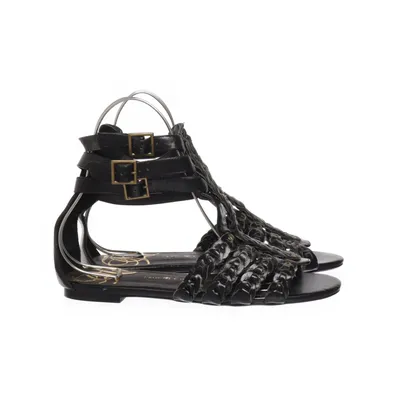 Gladiator sandalen (Zwart) van Friis & Company Leer