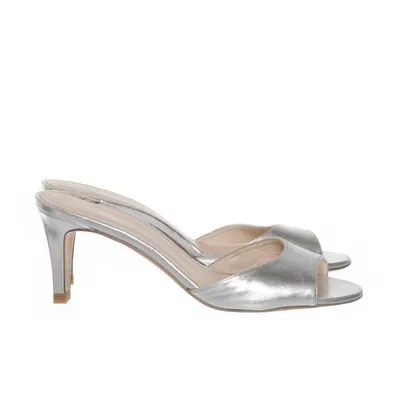 Mules (Silver) from Vigneron Leather