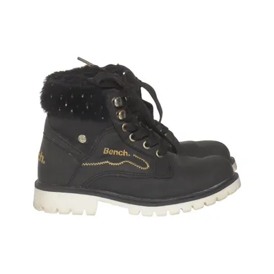 Laced boots (Black) from Bench Polyester