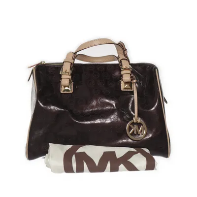 Handväska (Brun, Beige) från Michael Kors Skinn