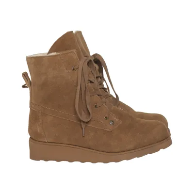 Laced boots (Krista) from Bearpaw Leather, Wool