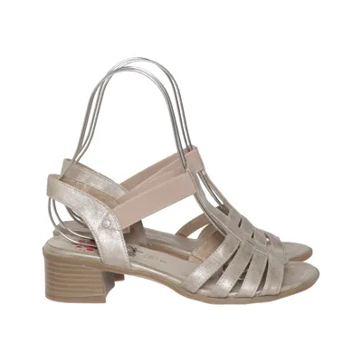 Sandals (Beige) from Relife Leather