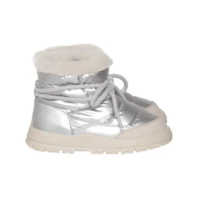 Bottes à lacets (Argent, Beige) de Zara