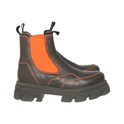 Chelsea boots (Brown, Orange) from Shoe Biz Copenhagen