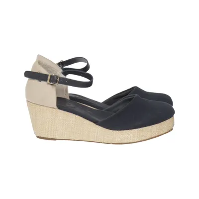 Chaussure compensées (Bleu, Beige) de EDIT Cuir