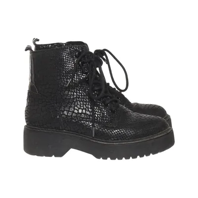 Bottes à lacets (Noir) de Depeche Cuir