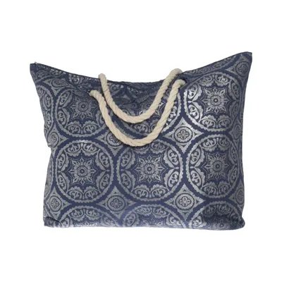 Strandtasche (Blau, Silber) von Karisma