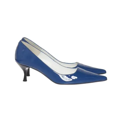Hoge hakken (Blauw) van Linea Tesini Leer