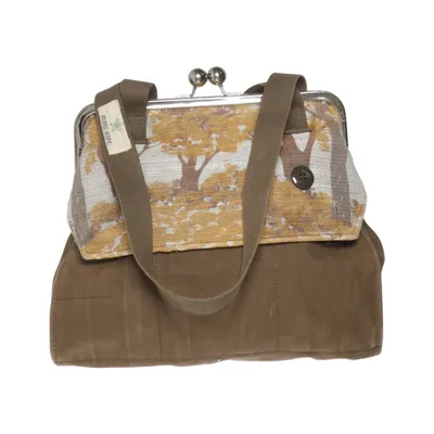 Handtasche (Braun, Gelb, Weiß) von Globe Hope