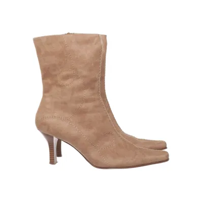 Ankle boots (Brown) from DinSko