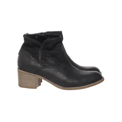 Heeled boots (Black) from Fraiche Leather