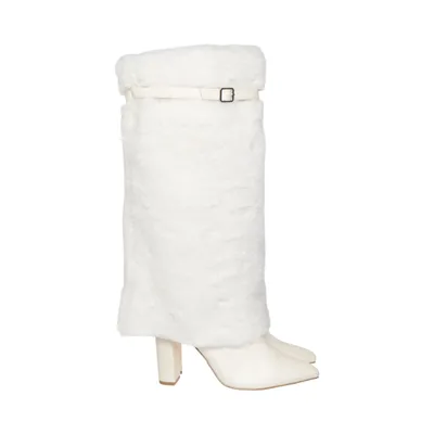 Bottes (Blanc) de Ego Faux cuir
