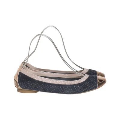 Ballerinaskor (Blå, Guldfärgad) från Stylesnob