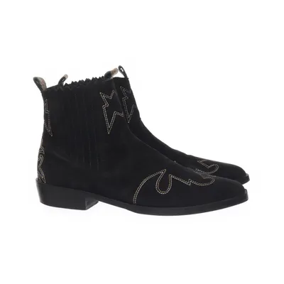 Ankle boots (Black) from Nubikk Suede