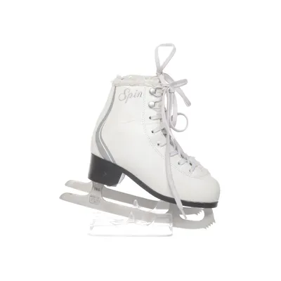 Ice skates (White) from Spin Faux leather