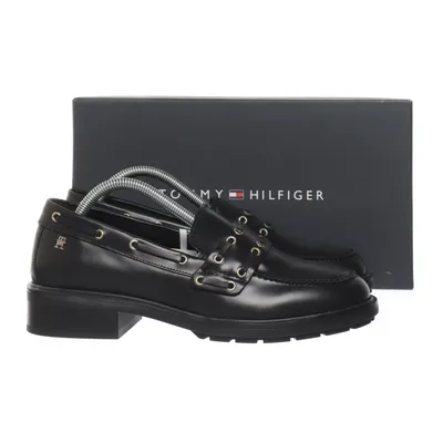 Loafers (Black) from Tommy Hilfiger Leather
