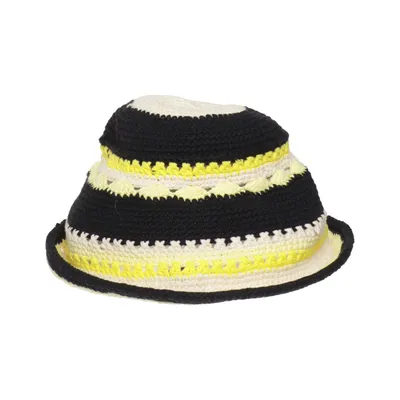Buckethatt (Svart, Gul, Beige) från Ganni Ekologisk bomull