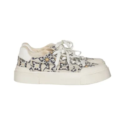 Canvas shoes (Beige, Multicolored) from Good News x H&M