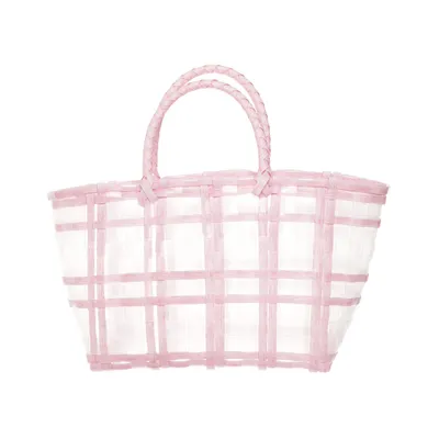 Beach bag (Pink, White) from Glamorous