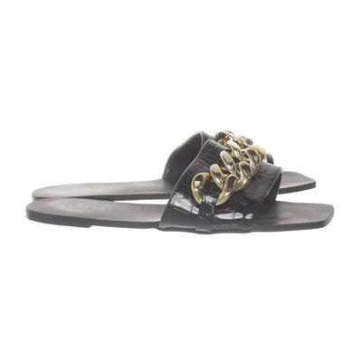Mules (Noir, Or) de Simmi Faux cuir