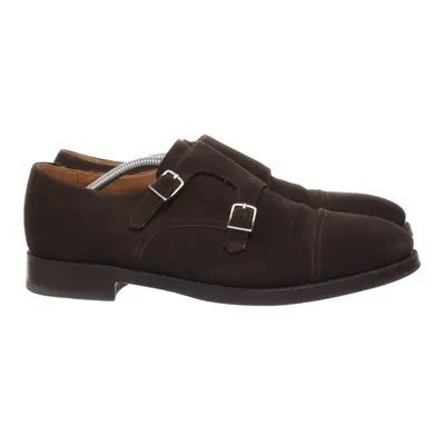 Monk strap shoes (Brown) from Morjas Suede