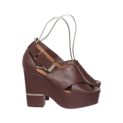 Højhælede sandaler (Brun) fra H&M