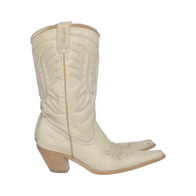 Bottes de cow-boy (Beige) de Wrangler Cuir