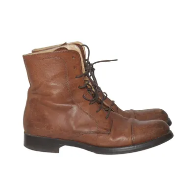 Laced boots (Brown) from Alberville Leather