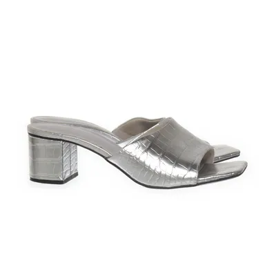 Mules (Silverfärgad) från Monki